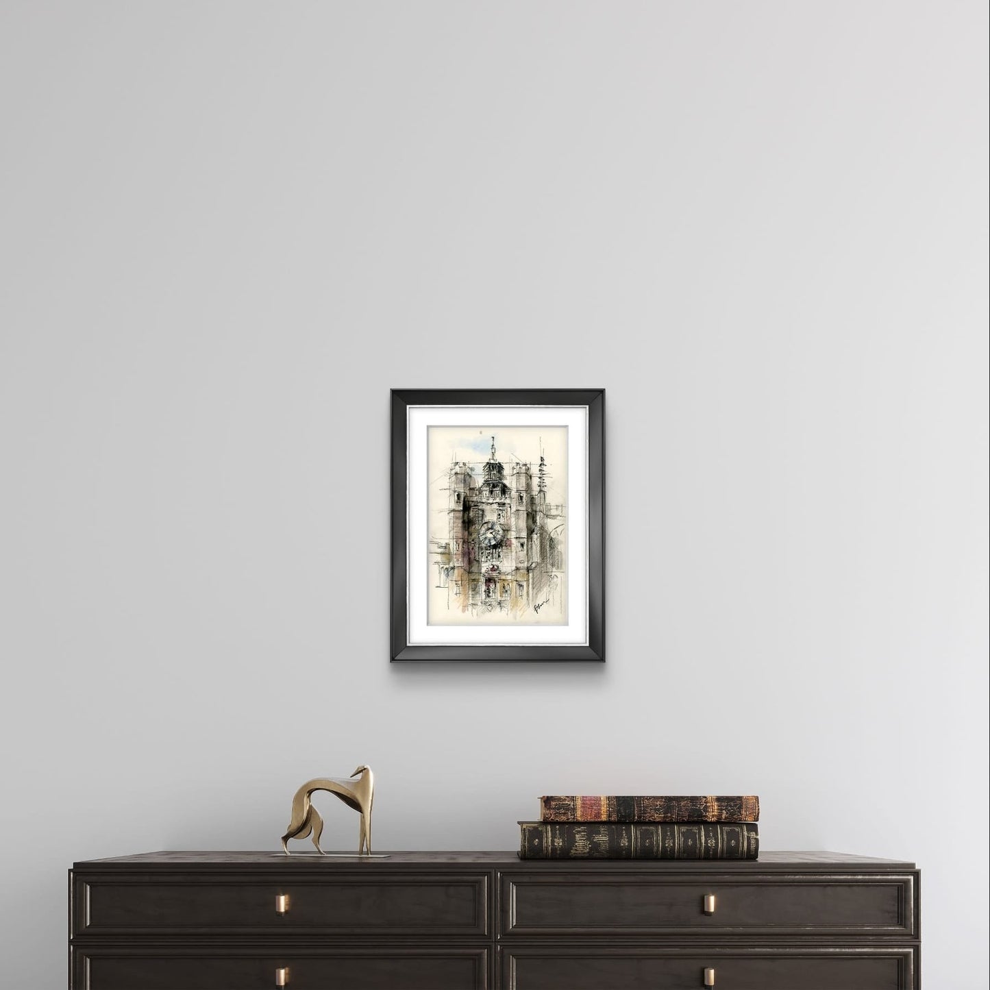 ORIGINAL ARTWORK - Trinity College, University of Cambridge, UK