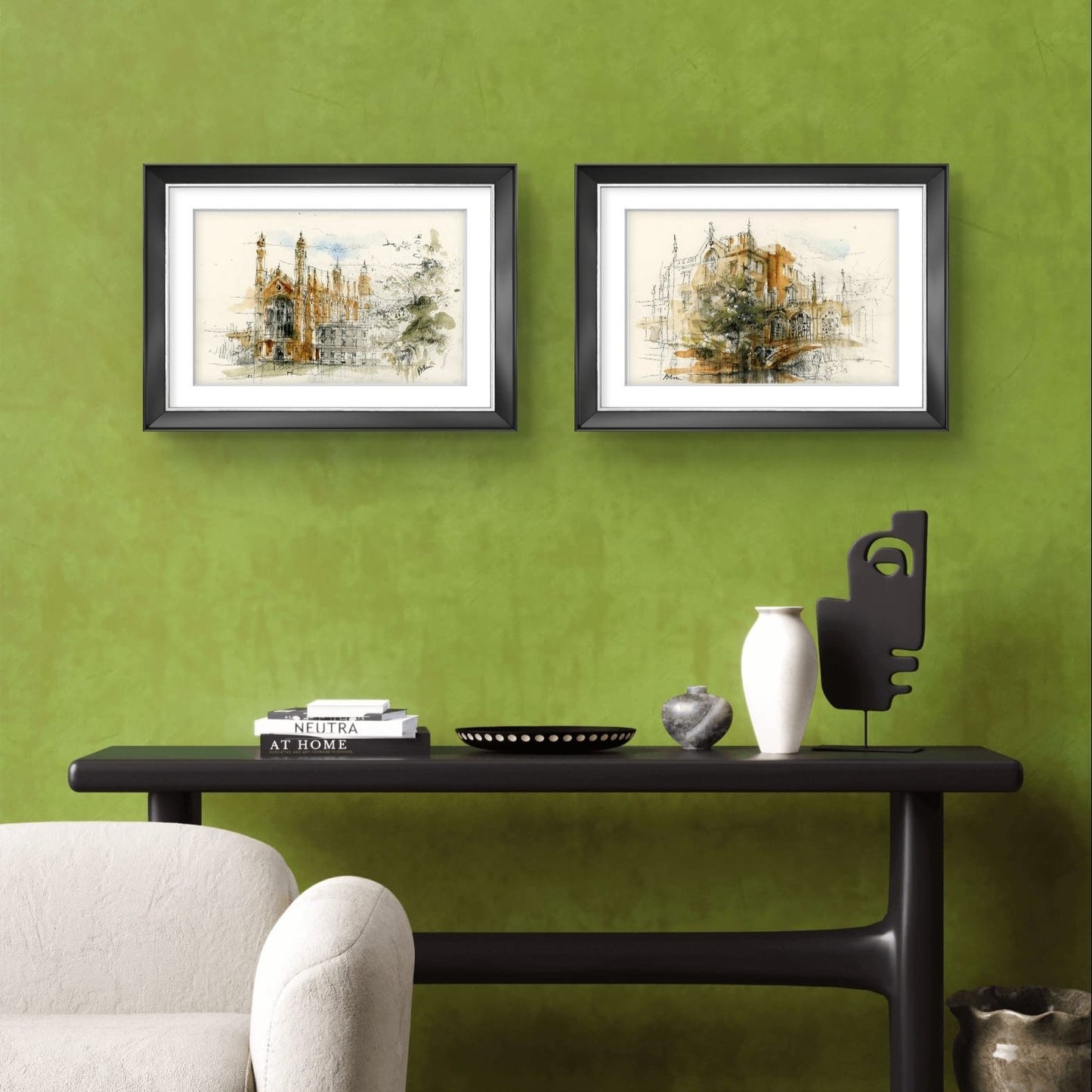ORIGINAL ARTWORK - St John's College, University of Cambridge, UK (Bridge of Sights)